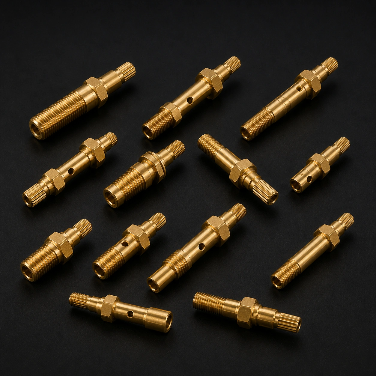 Brass Spindles