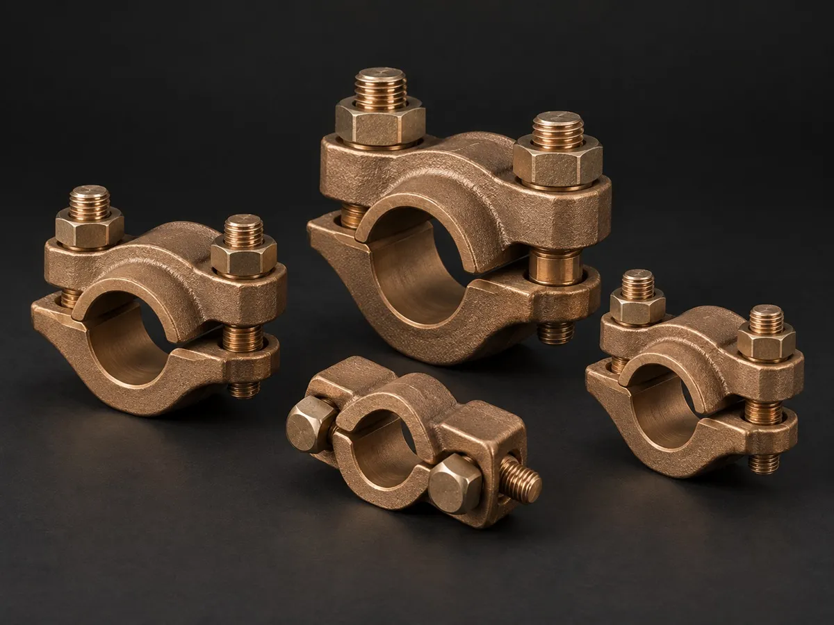  Bronze Transformer Ground Clamp