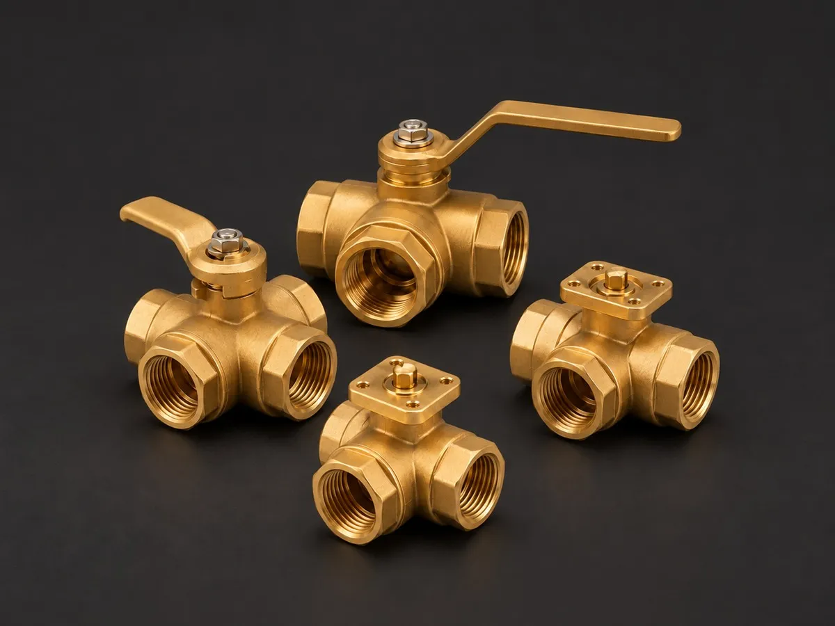 3 Way Ball Valves 