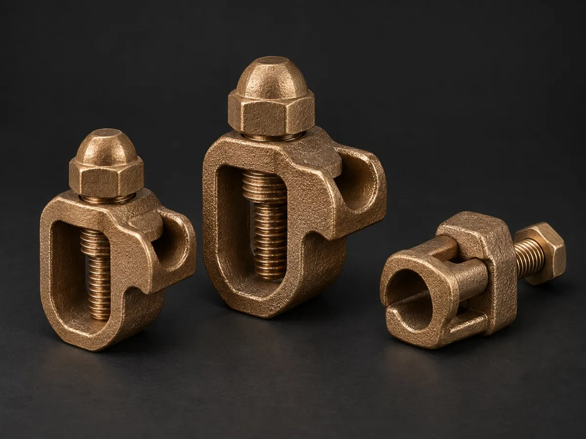 Bronze Ground Rod Clamp