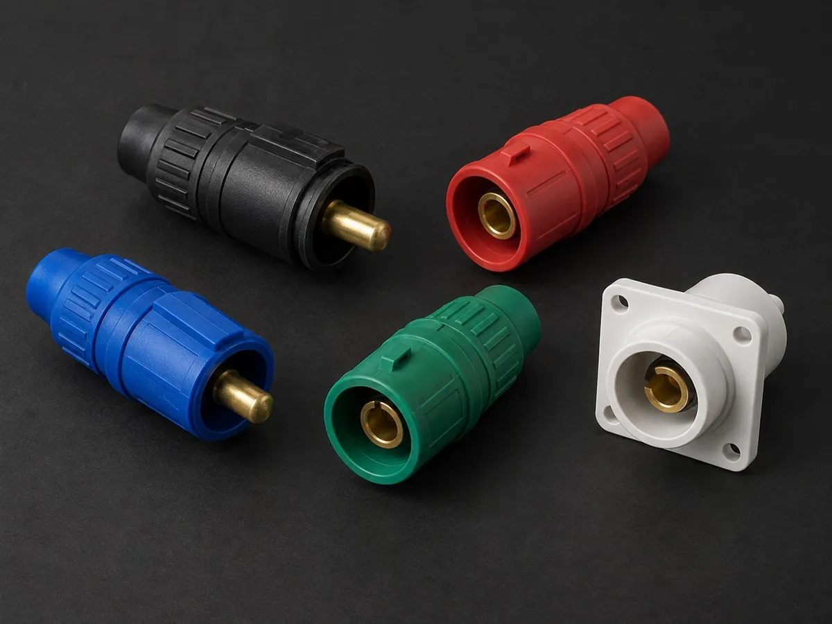 Plastic Single Pole Cam Loc Connectors