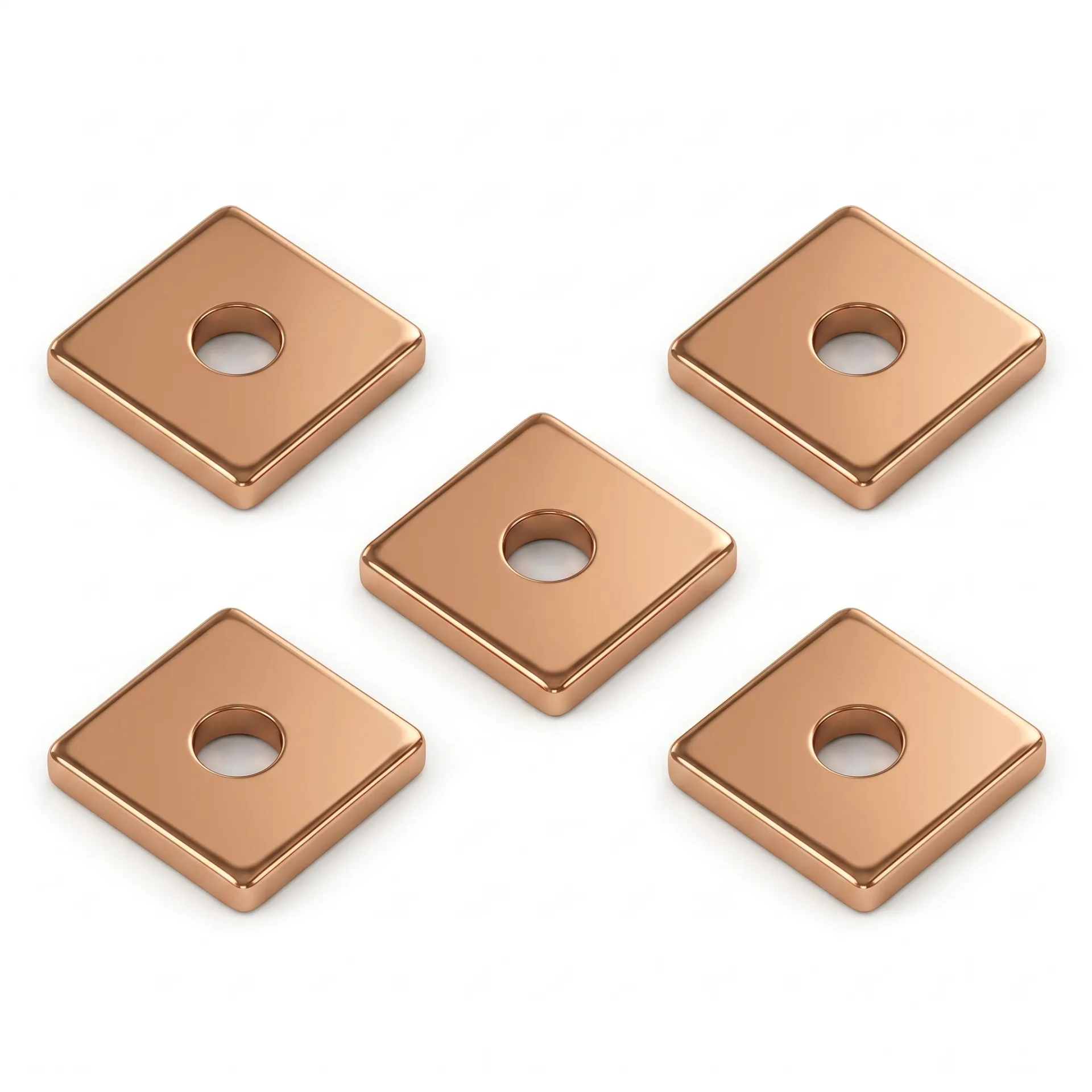 Brass Square Washer