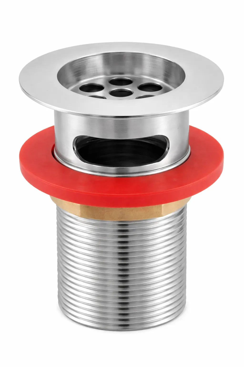 Brass Half Thread Waste Coupling