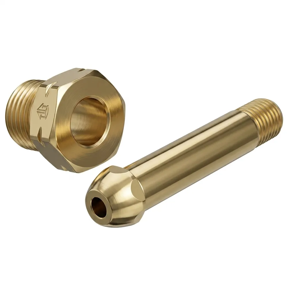 Nipple With Check Nuts