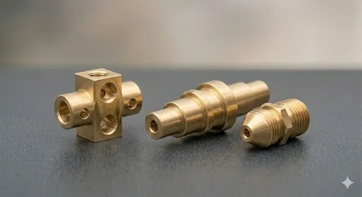 Brass Turned CNC Parts