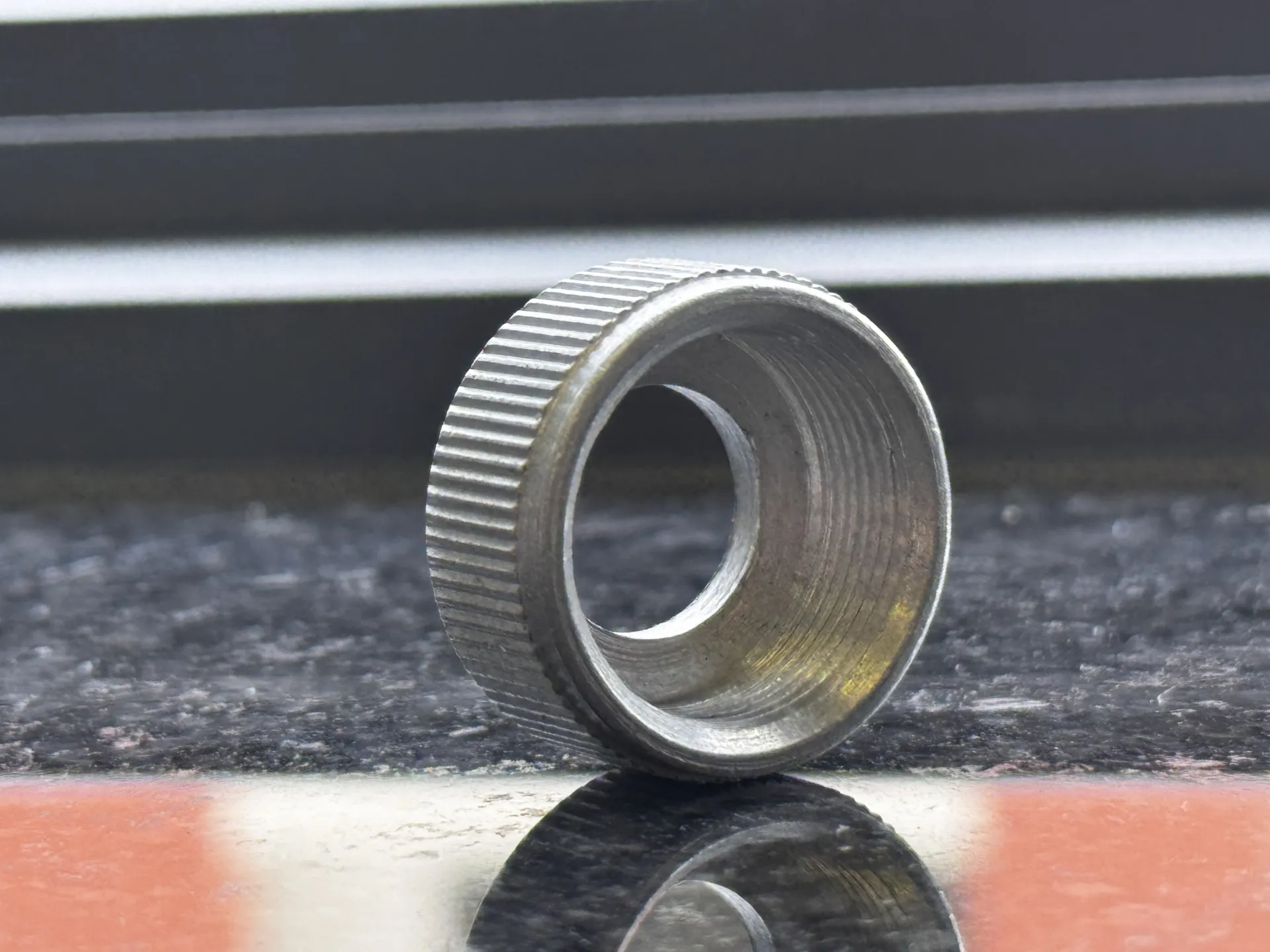 Knurled Threaded Ring Nut